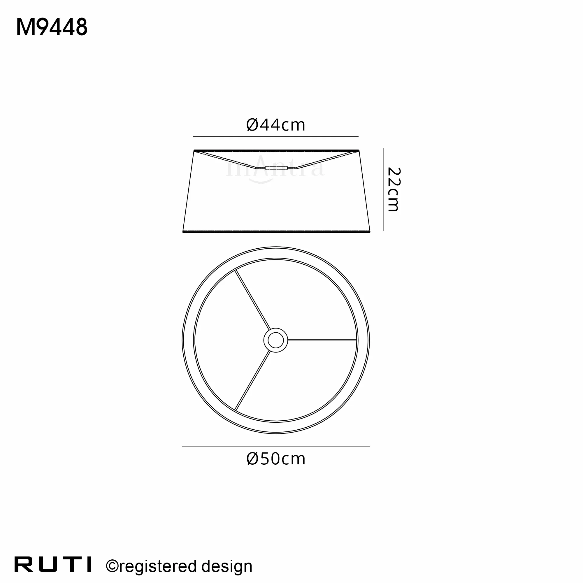 Rica Shades Mantra Table & Floor Lamp Shades